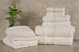 775 Gram Oversized Towel Collection in Ivory - The Best Ultra Luxury Resort Hotel & Spa Collection Superior 2 ply combed Cotton minimizes lint. Large & Sturdy - Bath towel 30x56 Hand towel 20x30 Wash cloth 13x13. Mat sold separately Save up to 70%