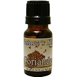 Coriander Essential Oil 100% Pure 10 Ml 0.34 Fl. Oz. 365 Drops Therapeutic Grade By Nature's Kiss