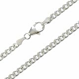 Panzerkette 925 Sterling Silber Breite 4,7 mmvon "DS"