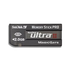 SanDisk Ultra II Memory Stick Pro Speicherkarte 2 GB (original Handelsverpackung)