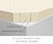 2" Lucid by LinenSpa Ventilated Memory Foam Viscoelastic Mattress Topper 3-Year Warranty, QUEEN