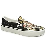 Vans Classic Slip On Too - 9 Uk - Black & Gold - Fabric