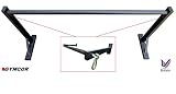 GYMCOR COMMERCIAL WALL MOUNTED PULL UP BAR WITH PUNCH BAG OR TRX STRAP MOUNTS EACH END