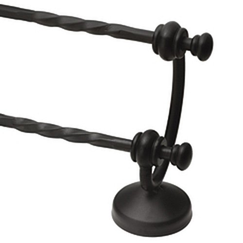 Moen DN4922BK 24-Inch Sienna Double Towel Bar, Matte Black Moen DN4922BK 24-Inch Sienna Double Towel Bar, Matte Black
