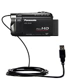 Classic Straight USB Cable for the Panasonic HDC-SD60 Video Camera with Power Hot Sync and Charge capabilities - uses Gomadic TipExchange Technology