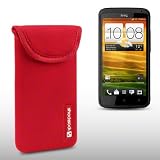 SHOCKSOCK NEOPREN H�LLE CASE TASCHE SCHUTZ F�R HTC ONE X IN ROTvon "CELLAPOD"