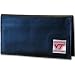 Our executive checkbook cover is made of high quality leather includes inside pockets for added 
storage and plastic separator sheet for duplicate check writing. Team logo square is sculpted and 
enameled with fine hand painted detail. The checkbook cover is packaged in a collector