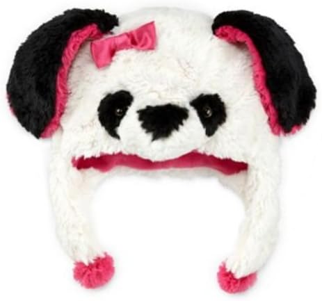 Total Girl Trapper Girls Fluffy Plush Floppy Earred Puppy Dog Hat With Ear Flaps