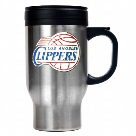 NBA Los Angeles Clippers Stainless Steel Travel Mug - Primary Logo
