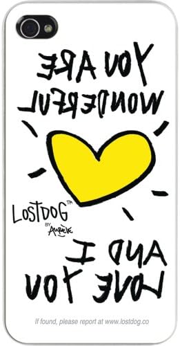 Bluetrek L02-00025-01 Slim Protective Case for iPhone 4 - You Are Wonderful - Retail Packaging - White