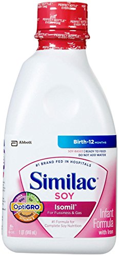 Similac Soy Isomil Baby Formula - Ready to Feed - 32 fl oz - 6 pk