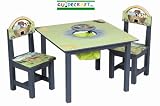 Childrens Wooden Noahs Ark Table And Chairs