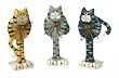 HSL - Set de 3 topes de puerta, dise�o de gatos