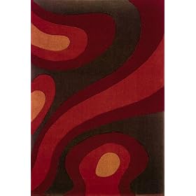 7.9ft x 5.3ft - Red Sphinx Lava Contemporary from Lava Lamps