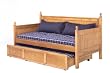 Fashion Bed Group Casey Daybed with Trundle, Honey Maple