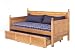 Fashion Bed Group Casey Daybed with Trundle, Honey Maple
