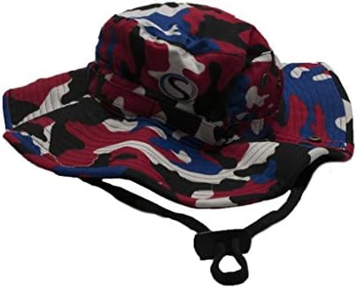 CAMOsport Big Girls' Bucket Hat L/XL Red-White-Blue-Black