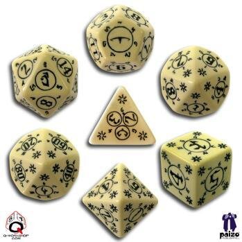 Cover image : Q-Workshop Polyhedral 7-Die Set: Pathfinder: Pathfinder Rise of Runelords Dice