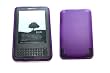 Purple Kindle TPU Cover Bag Case Skin Sleeve with Pouch and Screen Protector (Fits 6" Display, Latest Generation Kindle)