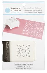 Martha Stewart Crafts Stained Glass Punch all Over the Page