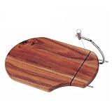 Acacia Wood Cheese Board with Slicer