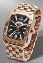 Vostok-Europe - Arktika - Rose Gold Case and Bracelet w/ Black Dial