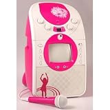 Pink EKG14G portable karaoke machine by Easy Karaoke