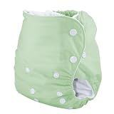 Knickernappies One Size Pocket Diaper with Microfiber Inserts - Celery
