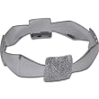 Fashion Costume Jewelry India Rodium Plated Bangle BraceletsBracelets 2.5 inches