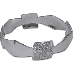 Fashion Costume Jewelry India Rodium Plated Bangle BraceletsBracelets 2.5 inches