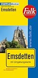 Falk Stadtplan Extra Standardfaltung Emsdetten