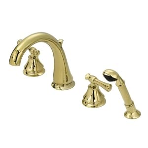 Fontaine Monte Carlo Roman Bath Tub Faucet, Polished Bra