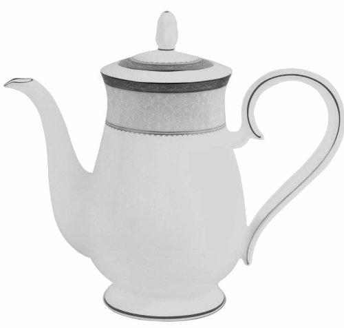 Noritake Odessa Teapot, Platinum