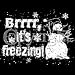 Brrrr, It's Freezing~snowman Adult Sweatshirt