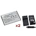 eForCity 2x NP-20 Battery+Charger Compatible with CASIO Exilim EX-Z75 EX-Z77