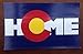 Colorado State Flag Home Bumper Stickers - Pack of 2