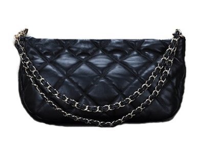 Classic Collection Women's Small Fragrant Wind Lambskin Lozenge Shoulder Diagonal Chain Strap Bag