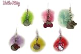 Tomy TM996 - Ueberraschungskugeln Hello Kitty Pompom Schluesselanhaenger, 1 Stueck (verschiedene Motive)
