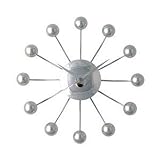 KARLSSON KA4058 Wanduhr Spider chrom D 30cm