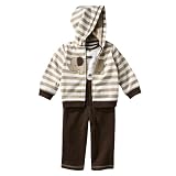 Infant Boys' JUST ONE YOU Made by Carters &Acirc;&reg; 3pc Brown/Ivory Elephant Cardigan Set 12M