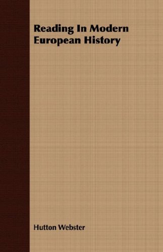Reading In Modern European History
