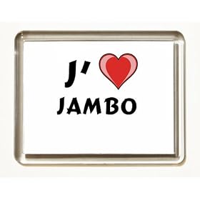 J'aime Jambo aimant frigo