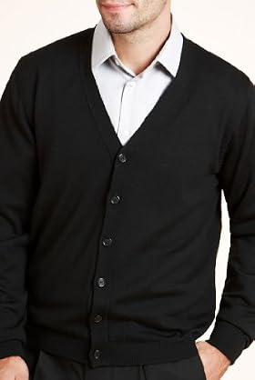 Collezione Pure Merino Wool Knitted Cardigan [T30-1167C-S]