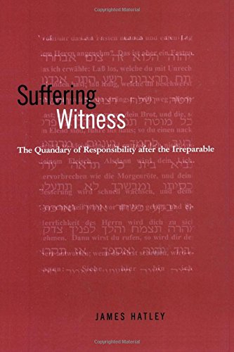suffering witness the quandary of responsibility after the irreparable suny series in aesthetics and the philosophy