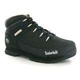 Timberland Euro Sprint Black Nubuck Kids Boots Size 6 UK
