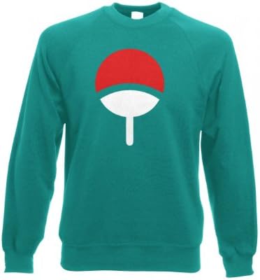 Uchiha Family Adult Crewneck Sweatshirt - Naruto Small Emerald