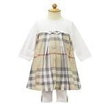 [バーバリーベビー] BURBERRY BABY ベビー服 セットアップ (長袖ワンピース・スパッツ) B98511 12Mサイズ