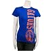 Florida Gators Ladies Royal Blue Vintage Soft Long Logo Fitted T-shirt