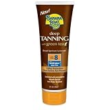 Banana Boat Deep Tanning Lotion with Green Tea Spf 8, 8-Ounces (Pack of 4)
