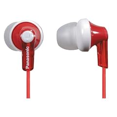 Panasonic RP-HJE120E1R In-Ear-Kopfh�rer (3,5 mm Klinkenstecker) rot